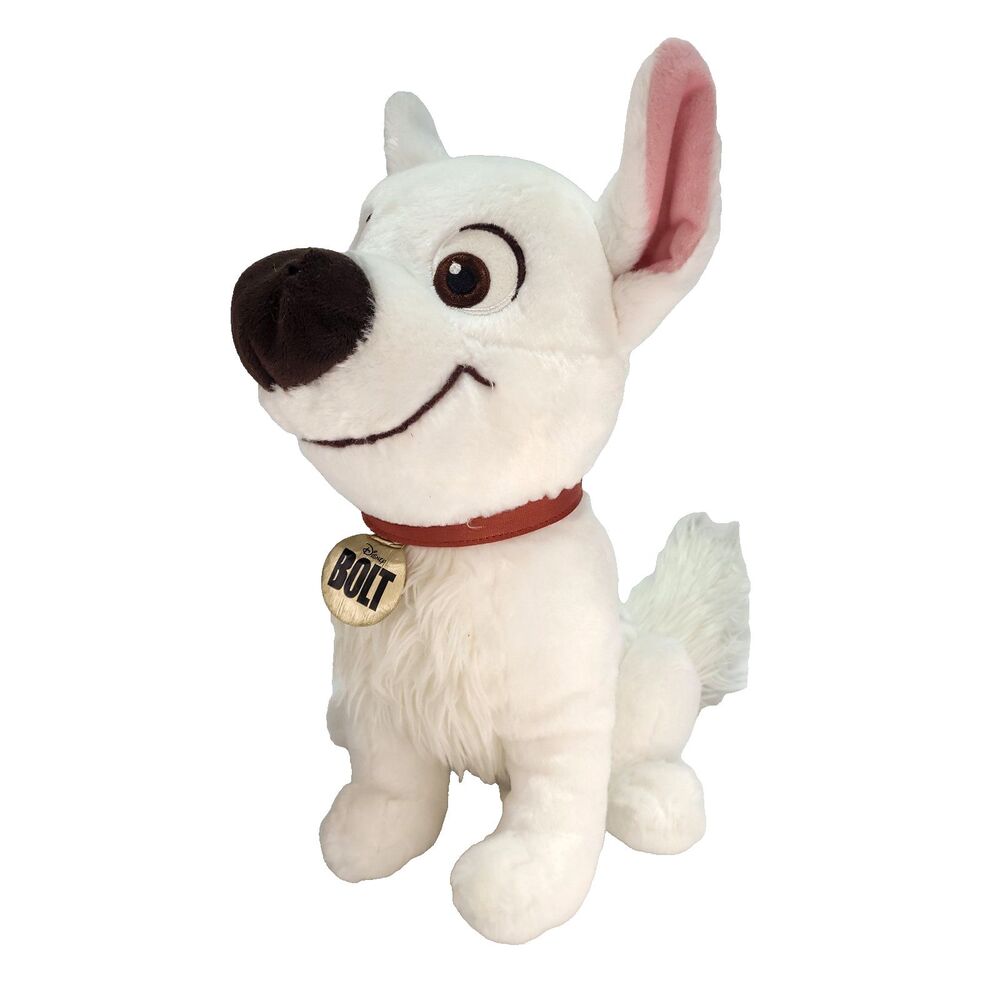 Disney Bolt Puppy Dog Plush 13" movie stuffed toy exclusive retired for repair